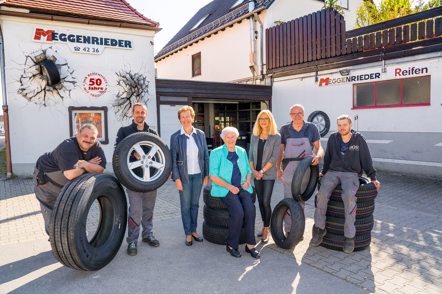 50 Jahre Reifen Meggenrieder in Mindelheim